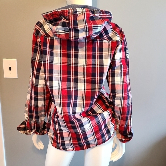 Rolling Paper Co Plaid Shacket size Small - Picture 7 of 11